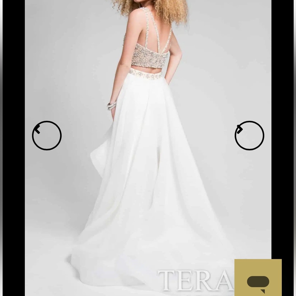 Terani Couture Two-Piece Beaded Gown NWT size 14 - absolutely stunning - Picture 4 of 11